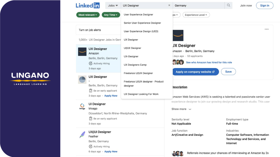 Job Board LinkedIn