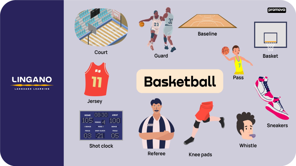 واژگان و اصطلاحات ورزش بسکتبال