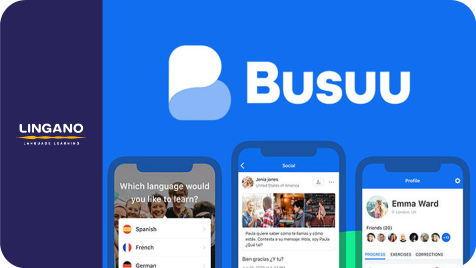 اپلیکیشن لغات انگلیسی بوسو (Busuu):