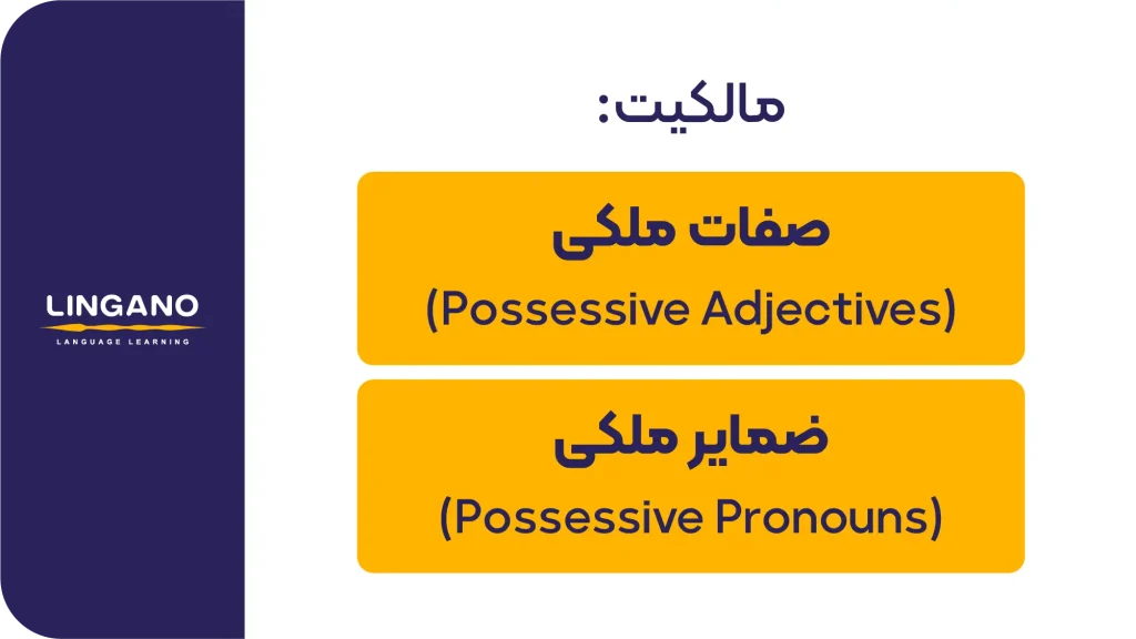 تفاوت بزرگ: صفت ملکی یا ضمیر ملکی؟